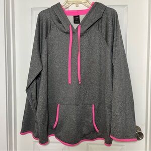 Pro Player Plus Gray and Pink Hoodie